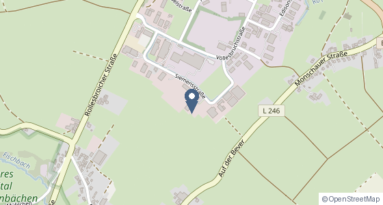 Karte: Siemensstraße 13, Simmerath