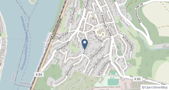 Karte: Kirchstraße 9, 56182 Urbar