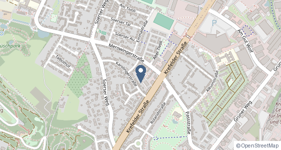 Karte: Krefelder Str. 147, Aachen