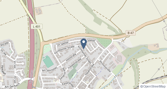 Karte: An den Hofäckern 21, 67297 Marnheim