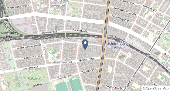 Karte: Kopenhagener Str. 72, Berlin