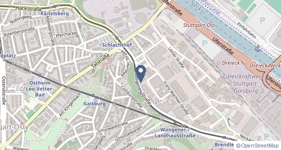 Karte: Von-Pistorius-Straße 6a, 70188 Stuttgart