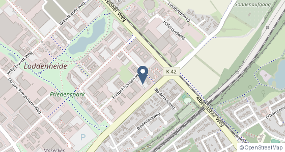 Karte: Fridtjof-Nansen-Weg 7, 48155 Münster