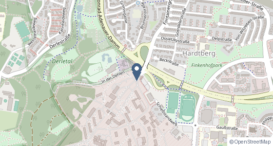 Karte: Fontainengraben 150, 53123 Bonn