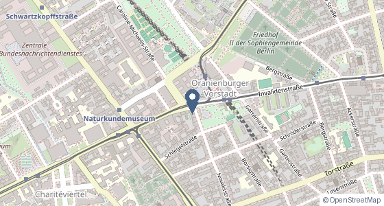 Karte: Invalidenstraße, Berlin