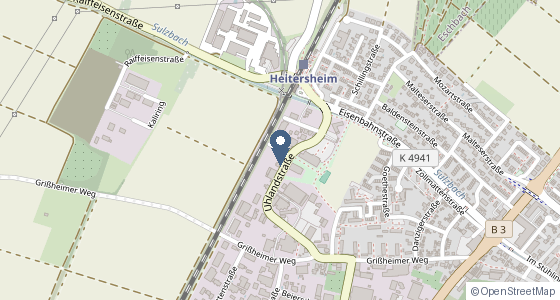 Karte: Uhlandstraße 3d, 79423 Heitersheim