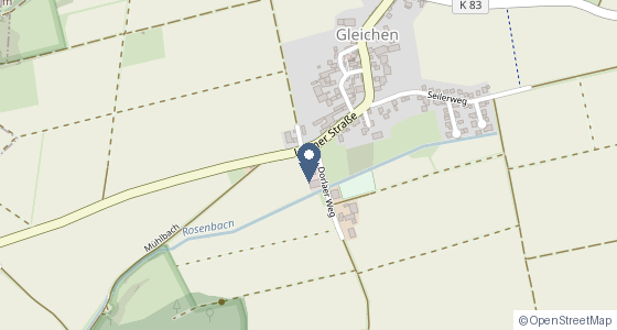 Karte: Dorlaer Weg 2, 34281 Gudensberg-Gleichen
