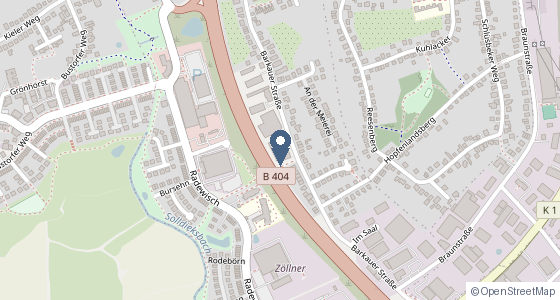 Karte: Barkauer Str. 56 – 58, 24145 Kiel