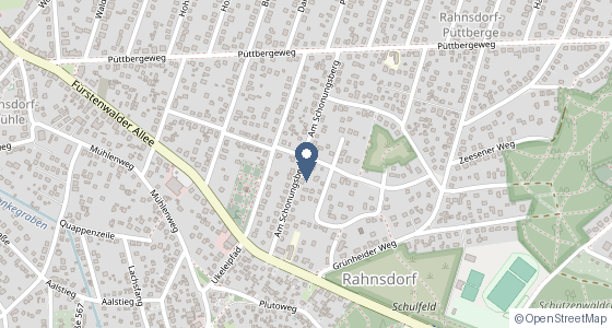 Karte: Am Schonungsberg 27, Berlin