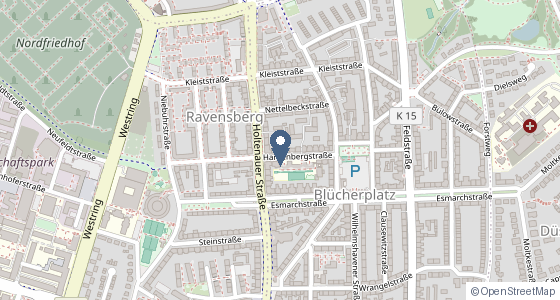 Karte: Hardenbergstraße 20, Kiel