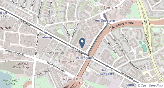 Karte: Fritz-Vomfelde-Straße 6, 40547 Düsseldorf