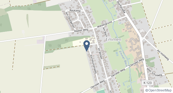 Karte: Kornblumenweg 2, 29386 Hankensbüttel