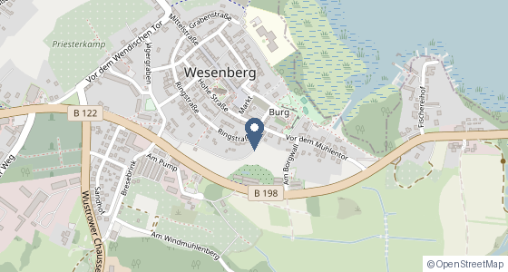 Karte: Ringstraße 3, Wesenberg