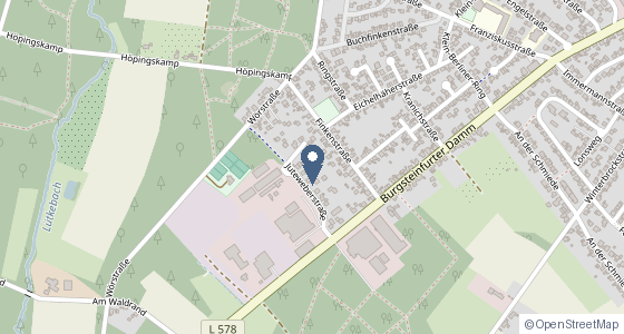 Karte: Juteweberstraße 10, 48432 Rheine