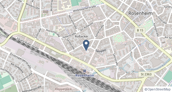 Karte: Papinstrasse 8a, 83022 Rosenheim