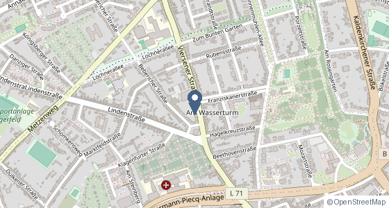 Karte: Viersener Str. 139, 41063 Mönchengladbach