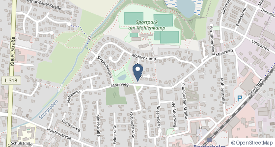 Karte: Am Hang 18, Bordesholm