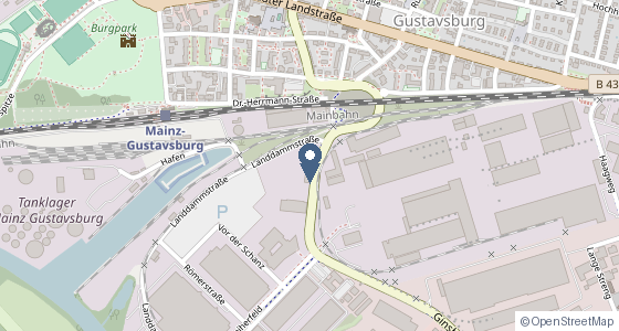 Karte: Ginsheimer Straße 1, 65462 Gustavsburg