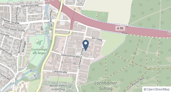 Karte: Lochhamer Schlag 11, 82166 Gräfelfing