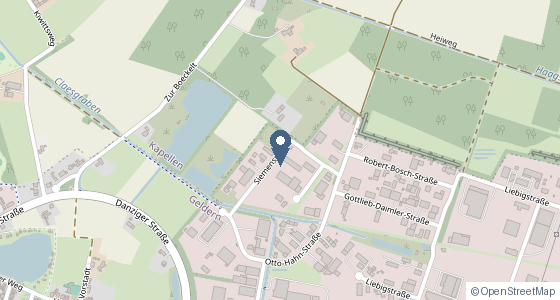 Karte: Siemensstraße 13-15, 47608 Geldern