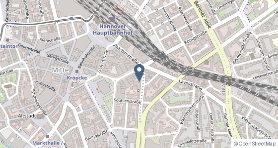 Karte: Prinzenstr. 1, 30159 Hannover