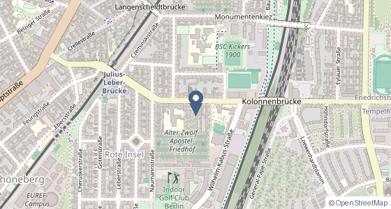 Karte: Kolonnenstraße 26, 10829 Berlin