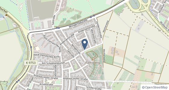 Karte: Tieckstraße 8, Mannheim