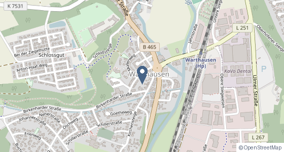 Karte: Mälzerstr. 5, 88447 Warthausen