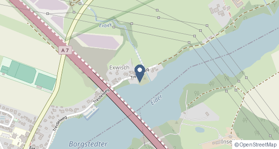 Karte: Treidelweg 8, 24794 Borgstedt