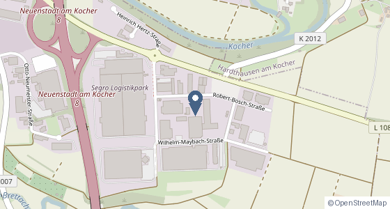 Karte: Robert-Bosch-Str. 4, 74196 Neuenstadt a.K.