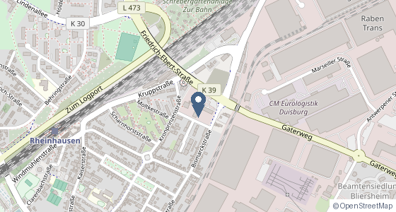 Karte: Friedrich-Ebert-Straße 134, Duisburg