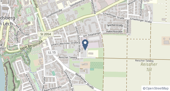 Karte: Johann-Schmidt-Straße 11, 86899 Landsberg am Lech