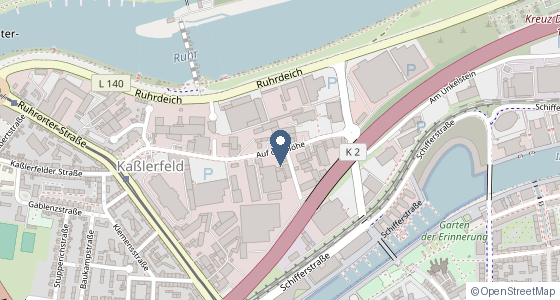 Karte: Auf der Höhe 62-64, 47059 Duisburg