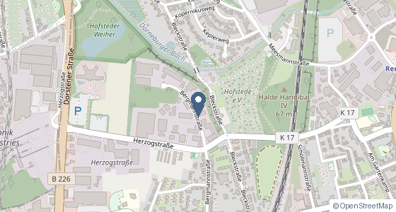 Karte: Bergmannstr. 35, 44809 Bochum