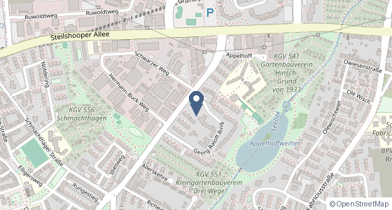 Karte: Steilshooper Str. 300, 22309 Hamburg