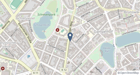 Karte: Knooper Weg 44, Kiel