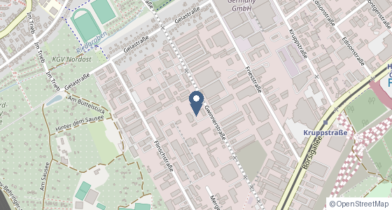 Karte: Gwinnerstraße 21, 60388 Frankfurt am Main