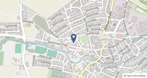 Karte: Schacher Straße 7, 88255 Baienfurt