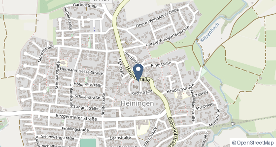 Karte: Hauptstraße 30, 73092 Heiningen
