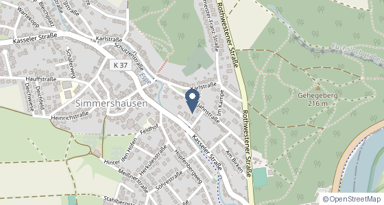 Karte: Jahnstraße 35, 34233 Fuldatal