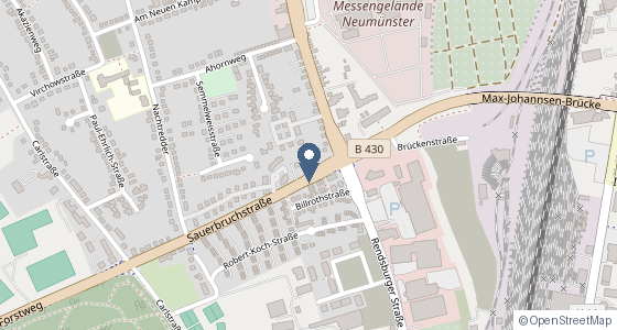 Karte: Sauerbruchstraße 39-41, Neumünster