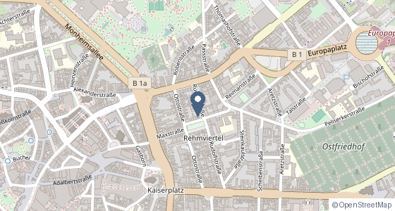 Karte: RUDOLFSTRASSE 20, 52070 AACHEN