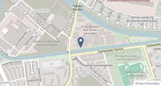 Karte: Gartenfelder Str. 29, 13599 Berlin