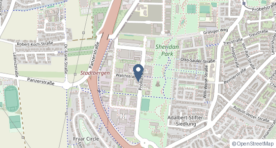 Karte: Pröllstraße 19, 86157 Augsburg