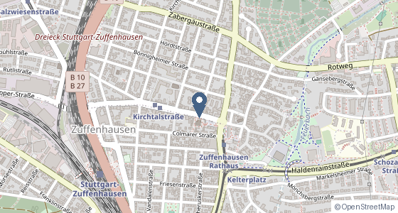 Karte: Bietigheimer Straße 5, 70435 Stuttgart