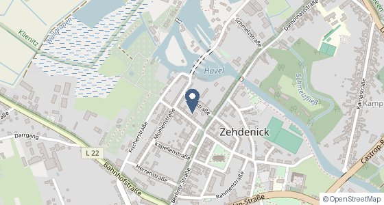 Karte: Poststraße 7, Zehdenick