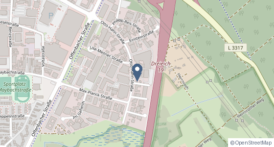 Karte: Otto-Hahn-Str. 36, 63303 Dreieich