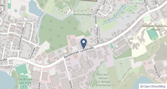 Karte: Rendsburger Landstraße 196/198, Kiel