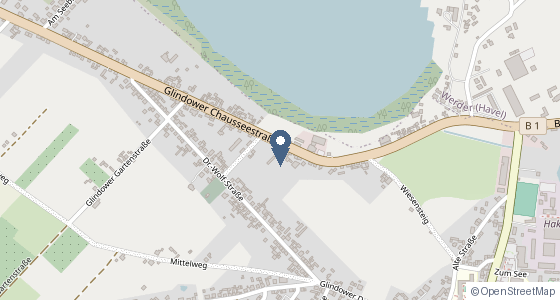 Karte: Glindower Chausseestraße 111, 14542 Werder
