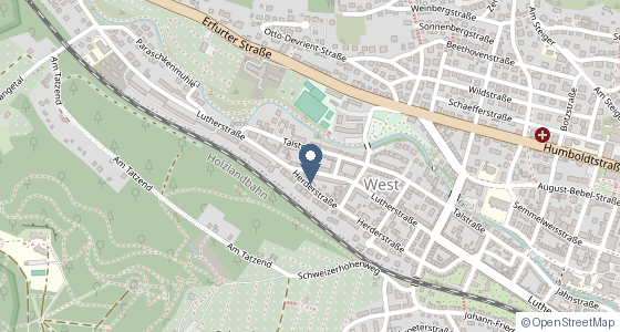 Karte: Lutherstraße 152, 07743 Jena